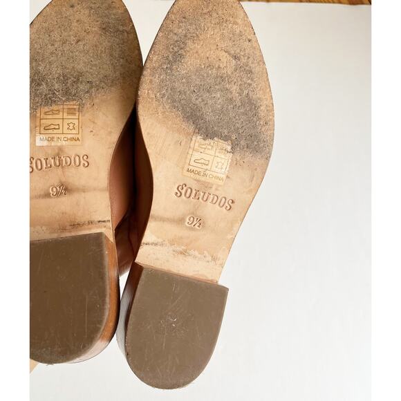 Soludos Venetian Leather Mule Tan 9.5 - Picture 6 of 6